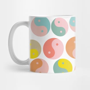 Yin and Yang Pattern in Pastels Mug